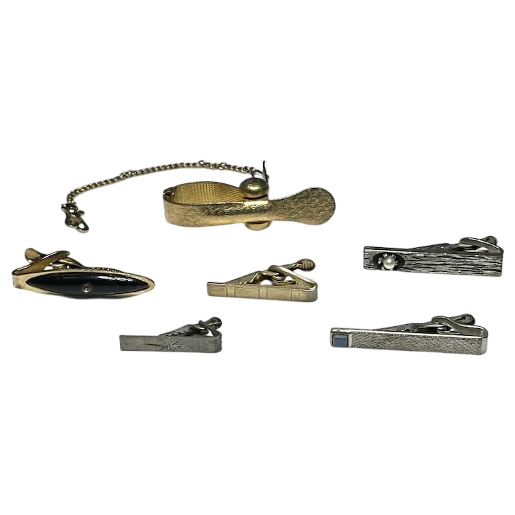 Vintage Lot of Clips/ Tie Bars (1 of 5)