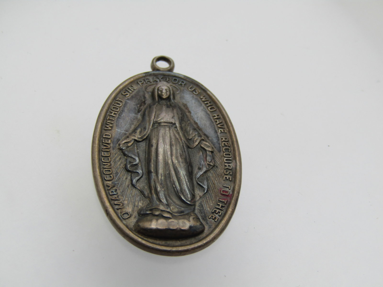 Vintage Sterling Blessed Mother - Mary Conceived Without Sin..1950's-1960's - 2
