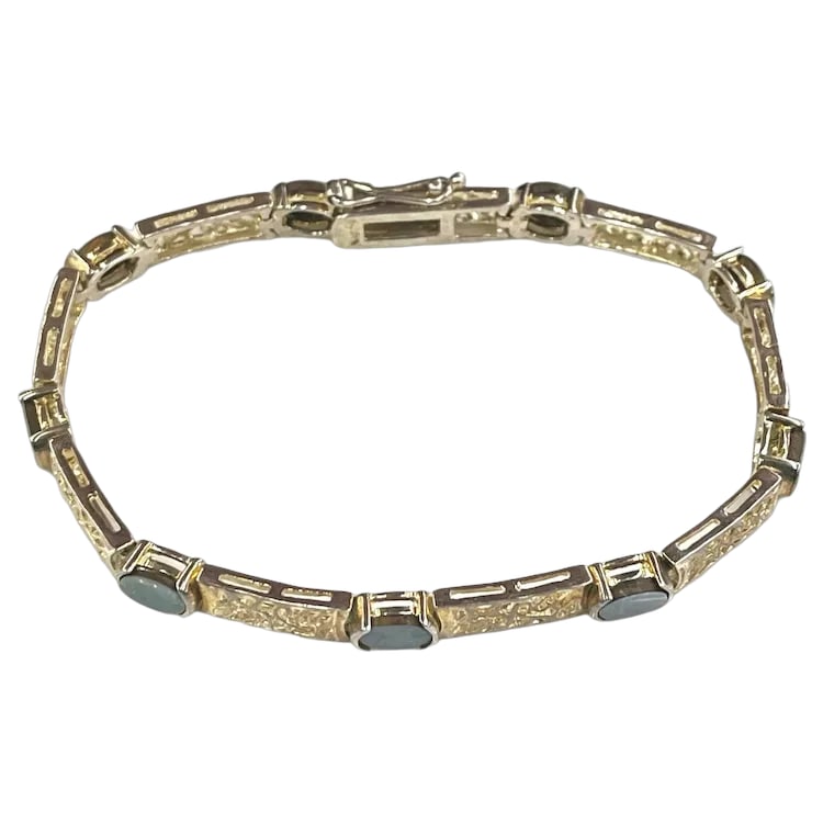 Vintage Sterling Silver Filigree Bracelet (1 of 8)