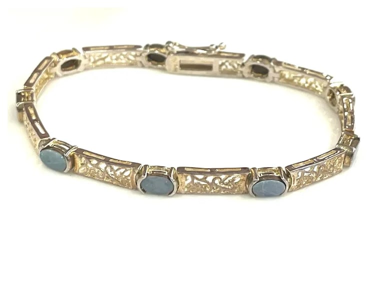 Vintage Sterling Silver Filigree Bracelet - 3