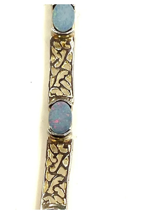 Vintage Sterling Silver Filigree Bracelet - 5