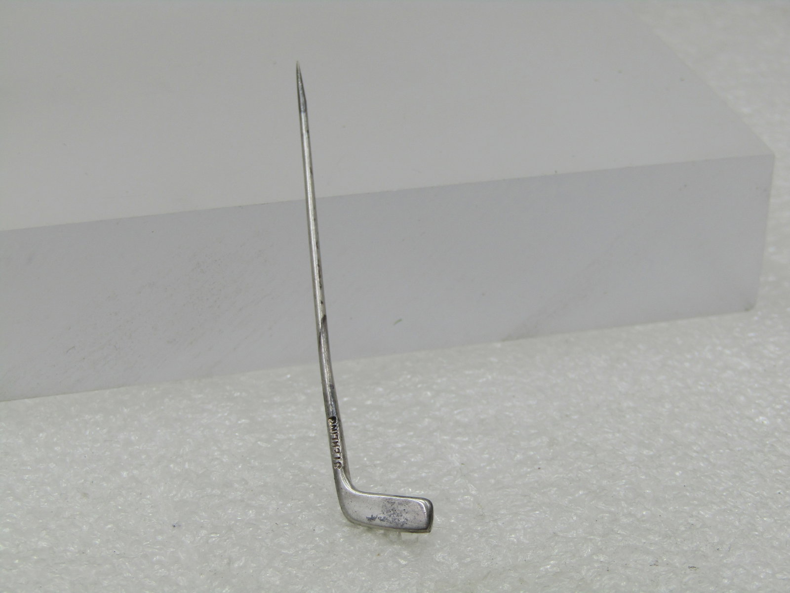 Vintage Sterling Golf Putter Stick Pin, 2.5", 1960's-1970's, Unisex - 2