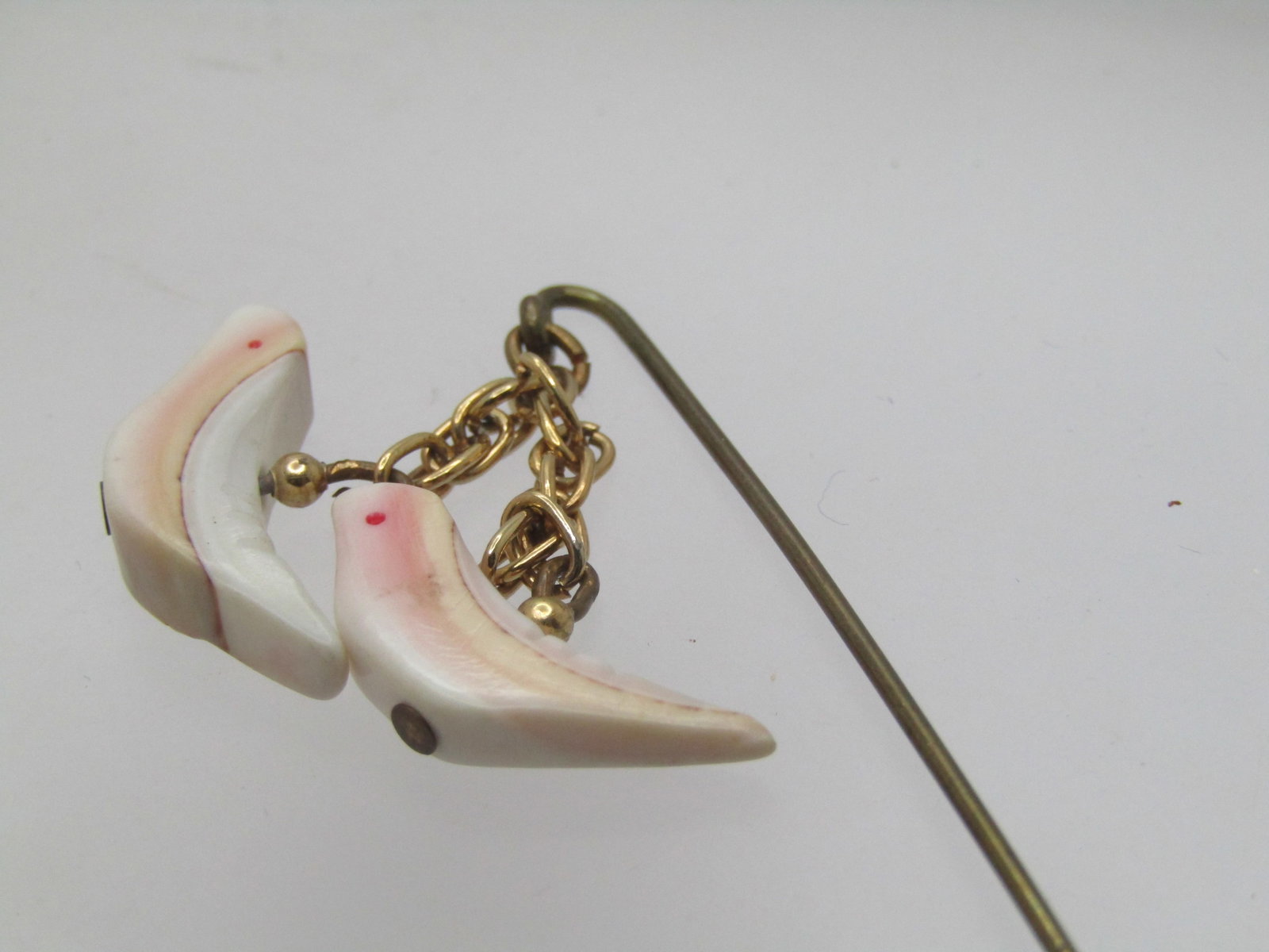 Vintage Carved Bird Fetish Stick Pin, 1960's-1970's. Southwestern - 2
