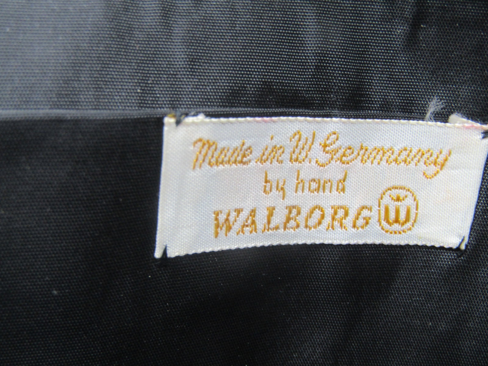 Vintage Wolborg Black Beaded Clutch Purse, 1950's-1960's - 4