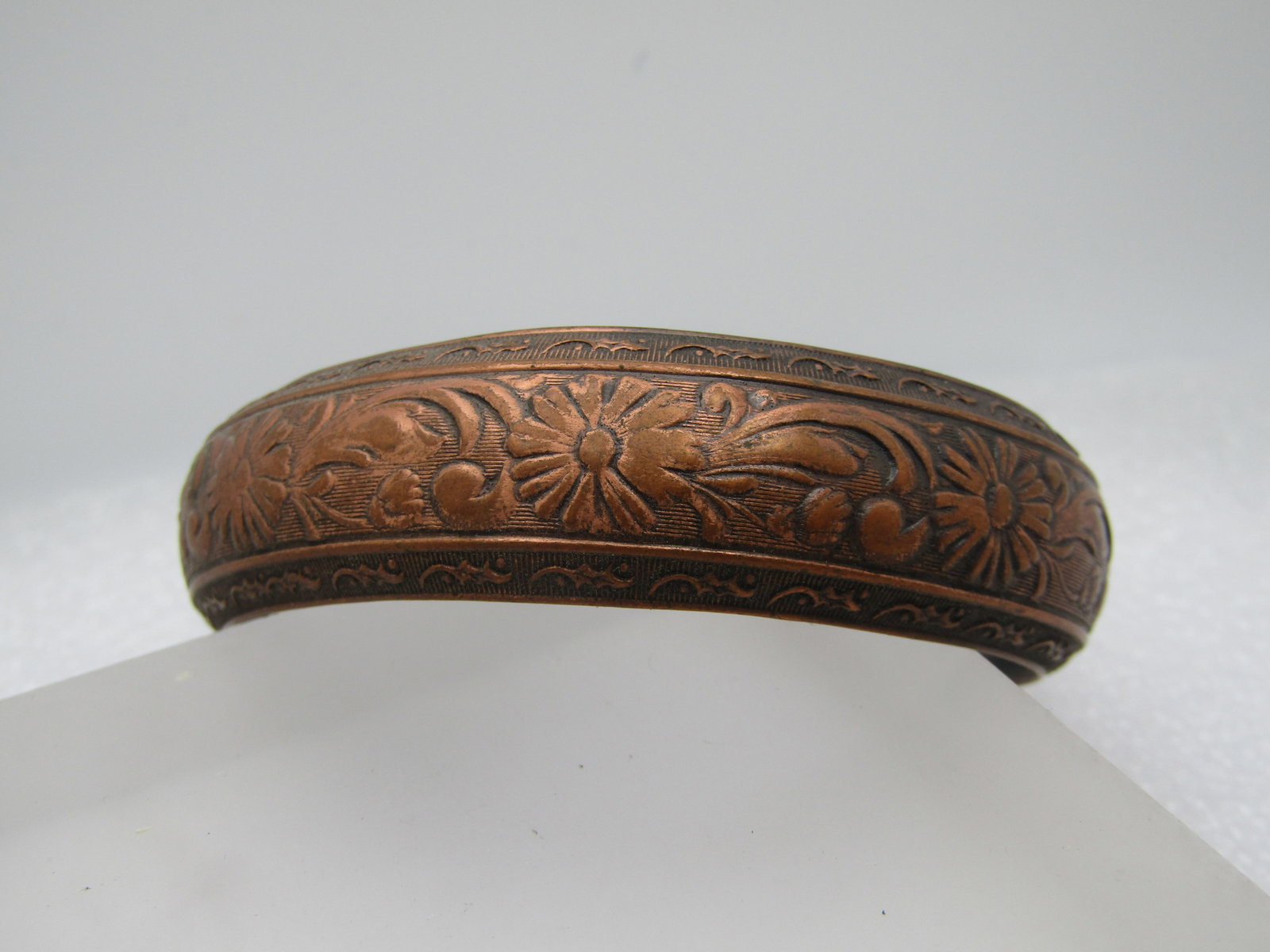 Vintage Copper Enameled Cuff Bracelet, Matisse Renoir, Unisex, 6.5, 1950's-1960's - 2