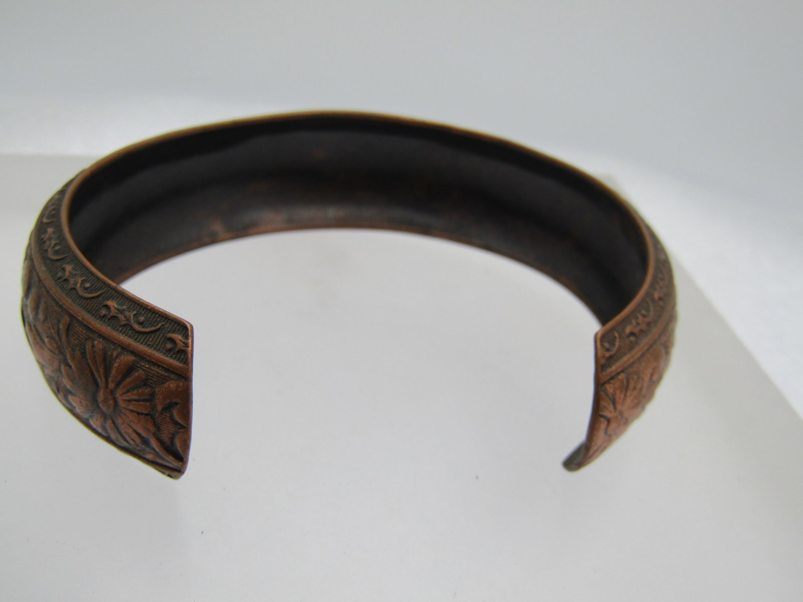 Vintage Copper Enameled Cuff Bracelet, Matisse Renoir, Unisex, 6.5, 1950's-1960's - 5