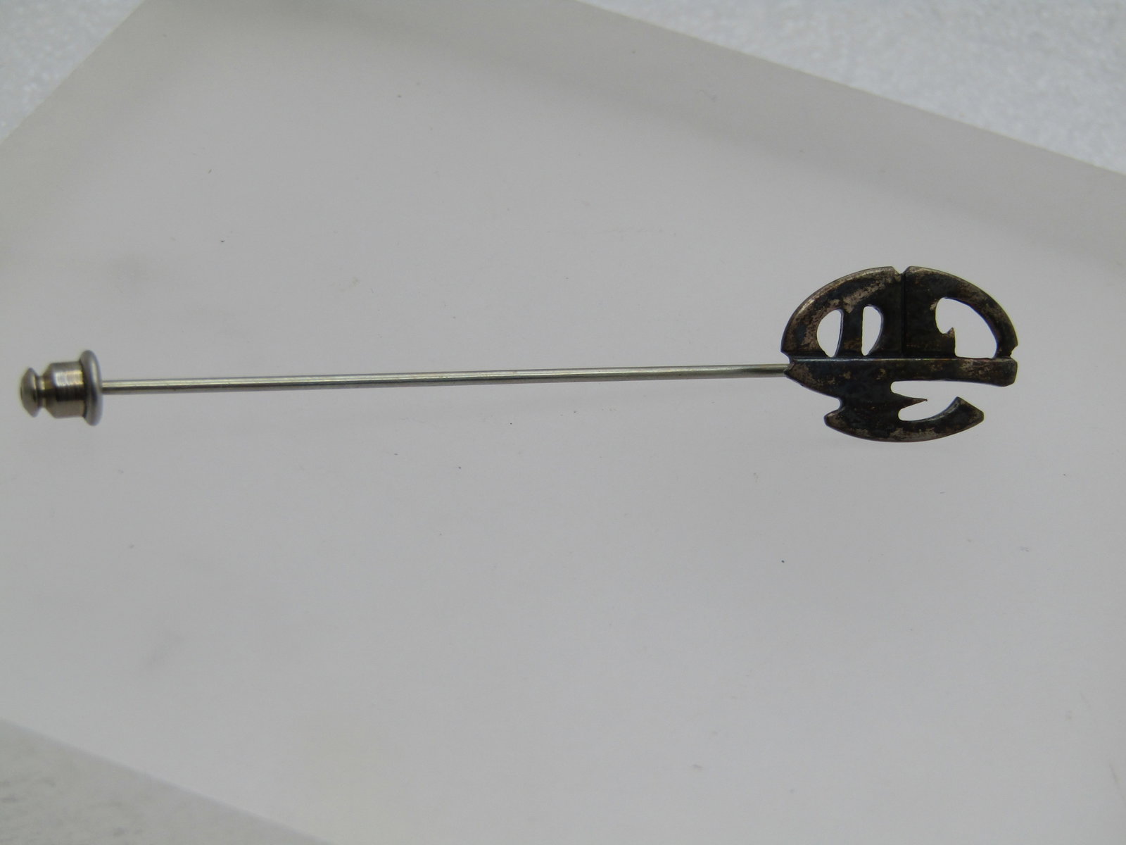 Vintage Sterling Doskow GEW Stick Pin, 1970's, 3" - 5