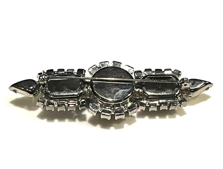 Vintage Rhinestone Statement Brooch/Pin - 4
