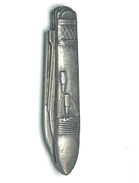 Vintage Derby Silver Co Sterling Pocket Knife - 2