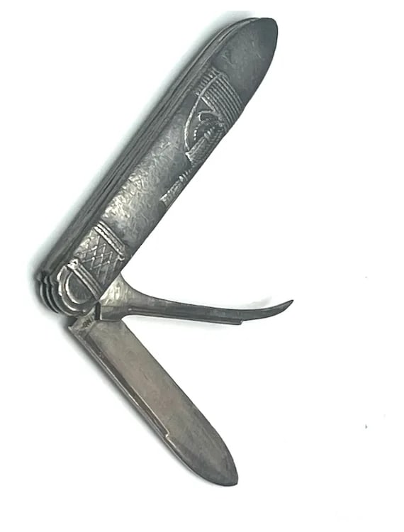 Vintage Derby Silver Co Sterling Pocket Knife - 7
