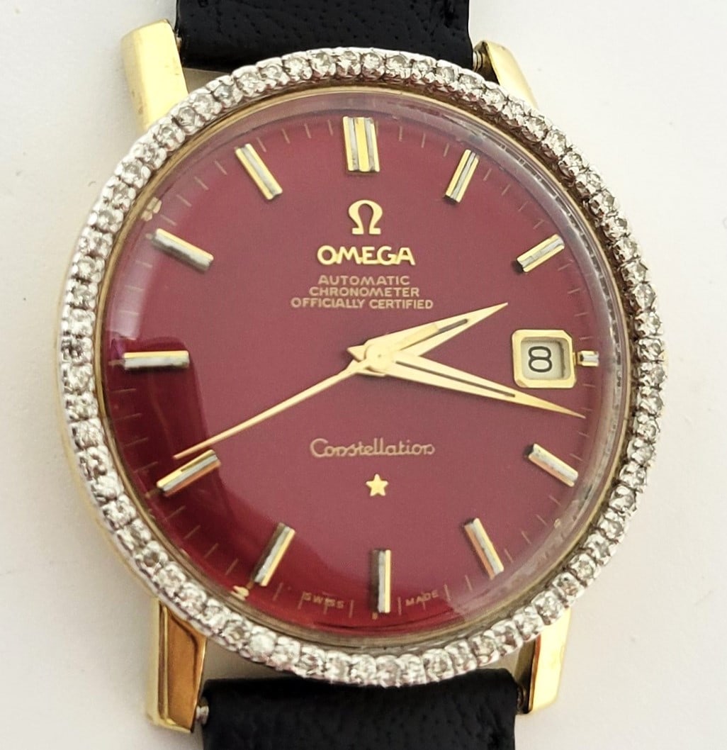Vintage 18k OMEGA CONSTELLATION Automatic Watch Cal 561 with Diamonds* EXLNT - 8