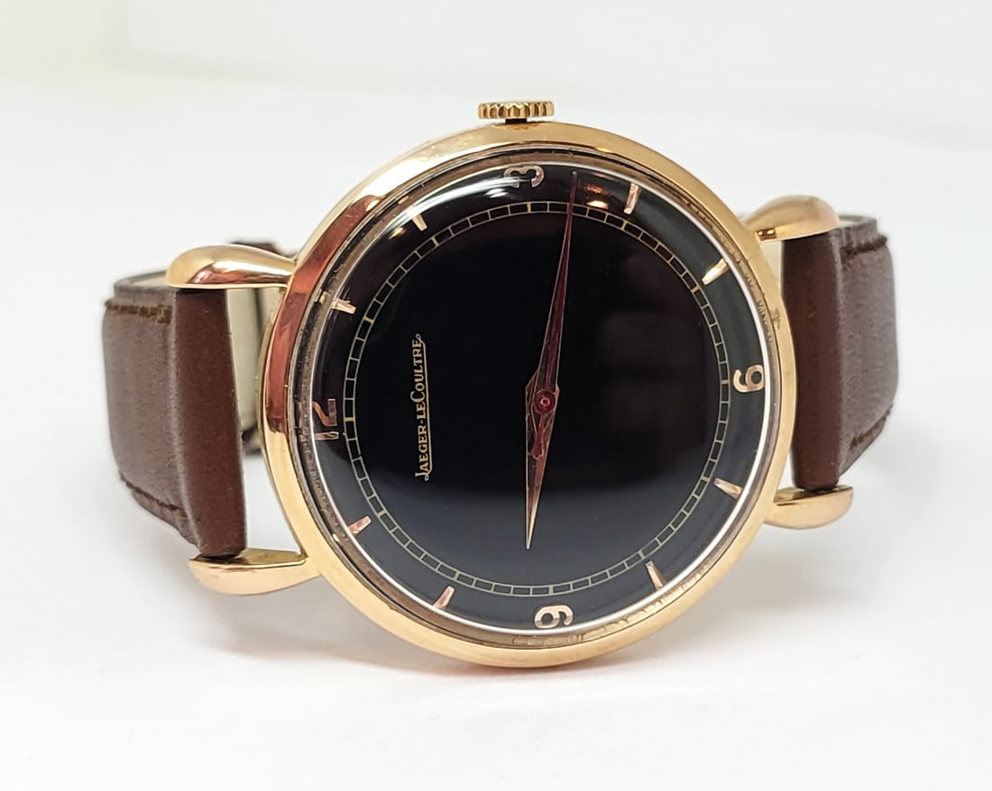 Vintage 18k Rose Gold JAEGER-LeCOULTRE Winding Watch c.1950s Cal P450/4C* EXLNT - 5