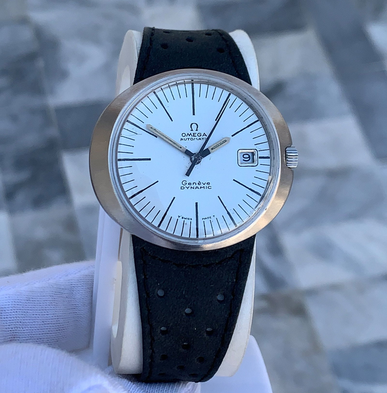 Vintage Omega Geneve Dynamic Automatic Old Watch Good condition - 6