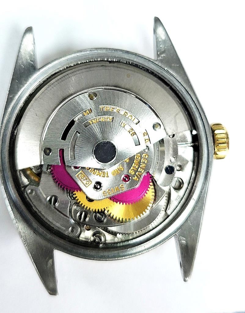 Vintage Steel/18K Mens ROLEX OYSTER DATE Automatic Watch c.1970 Ref 1500* GOOD - 15