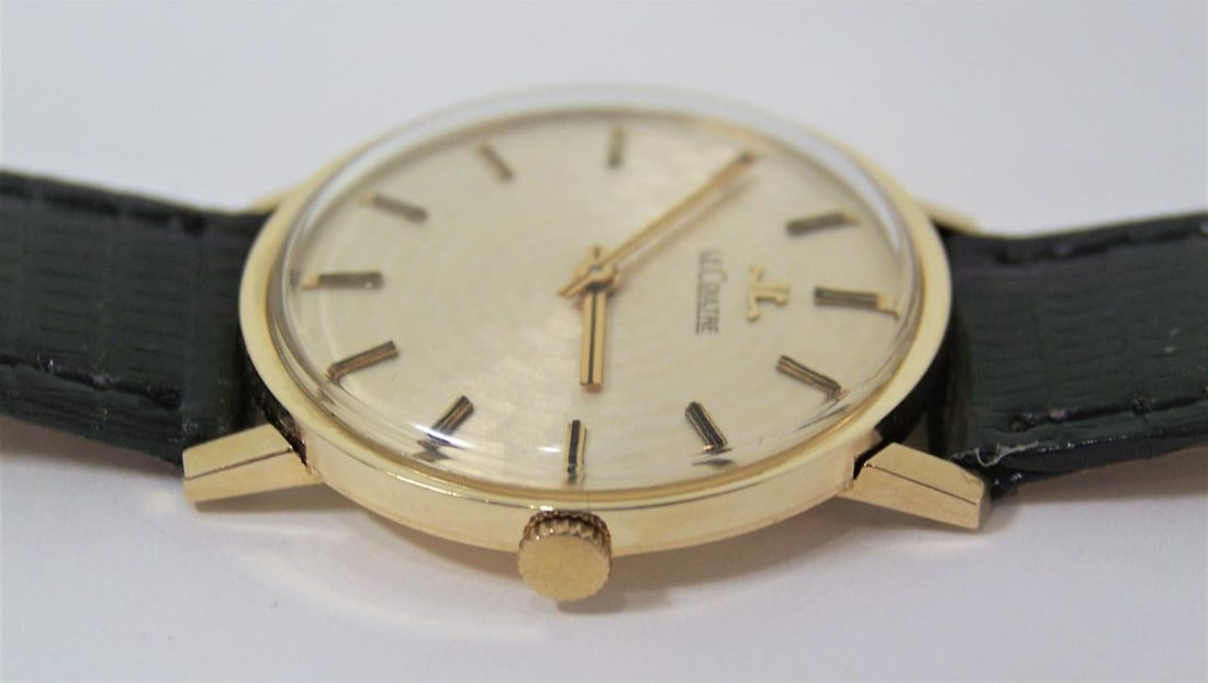 Vintage 14k JAEGER-LeCOULTRE Winding Watch* 1960s Cal 818/2* EXLNT SERVICED - 10