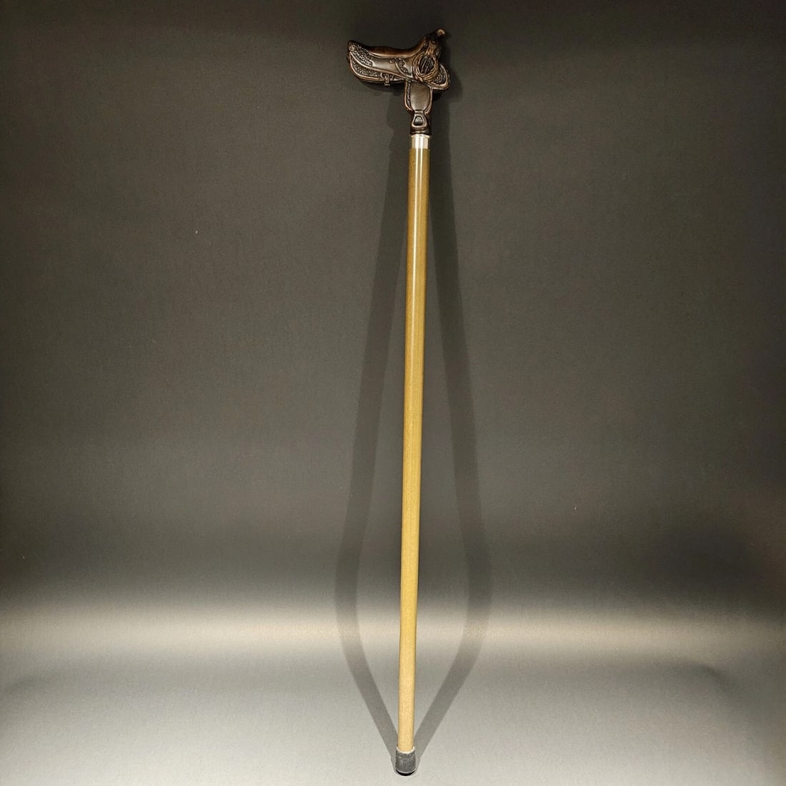 36" Western Saddle Derby Walking Stick Cane - 11