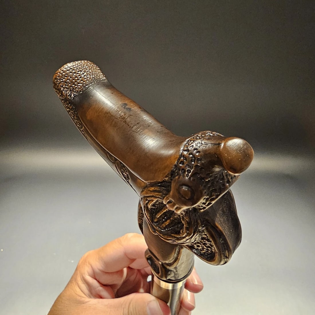 36" Western Saddle Derby Walking Stick Cane - 7