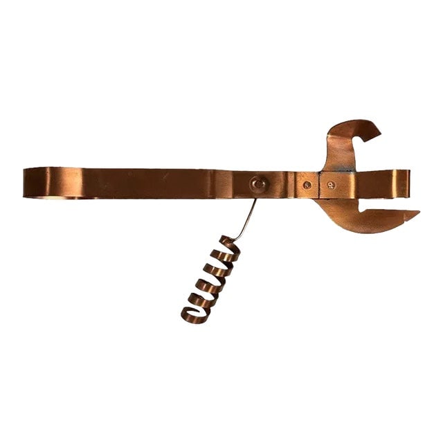 1970s Copper Wine Bottle Opener Wall Sculpture by Curtis Jere (1 of 5)