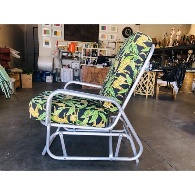 Aluminum Outdoor Glider Rocking Lounge Chair With Speed Arm - 10