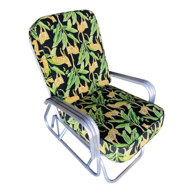 Aluminum Outdoor Glider Rocking Lounge Chair With Speed Arm (1 of 11)