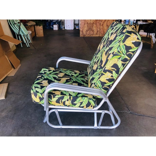 Aluminum Outdoor Glider Rocking Lounge Chair With Speed Arm - 4