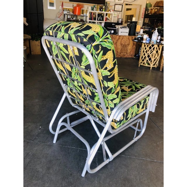 Aluminum Outdoor Glider Rocking Lounge Chair With Speed Arm - 6