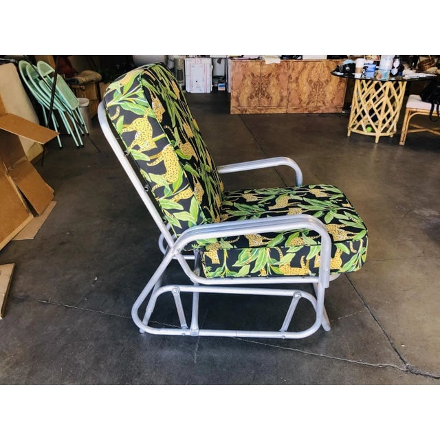 Aluminum Outdoor Glider Rocking Lounge Chair With Speed Arm - 7