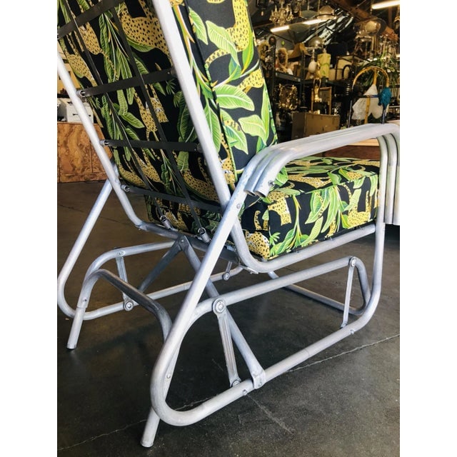 Aluminum Outdoor Glider Rocking Lounge Chair With Speed Arm - 8