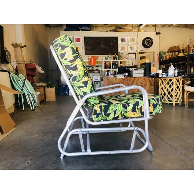 Aluminum Outdoor Glider Rocking Lounge Chair With Speed Arm - 9