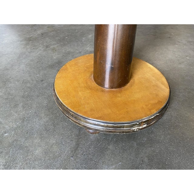 1930s Art Deco Round Two-Tone Coffee Table - 4