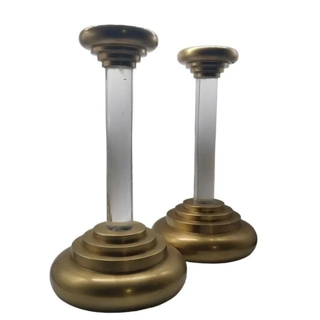 Vintage Candlestick Holders by Charles Hollis Jones - a Pair, Unmarked - 2