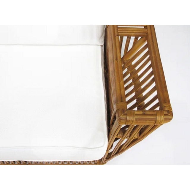 Presidents Stick Reed Rattan Nantucket 3 Seat Sofa - 3