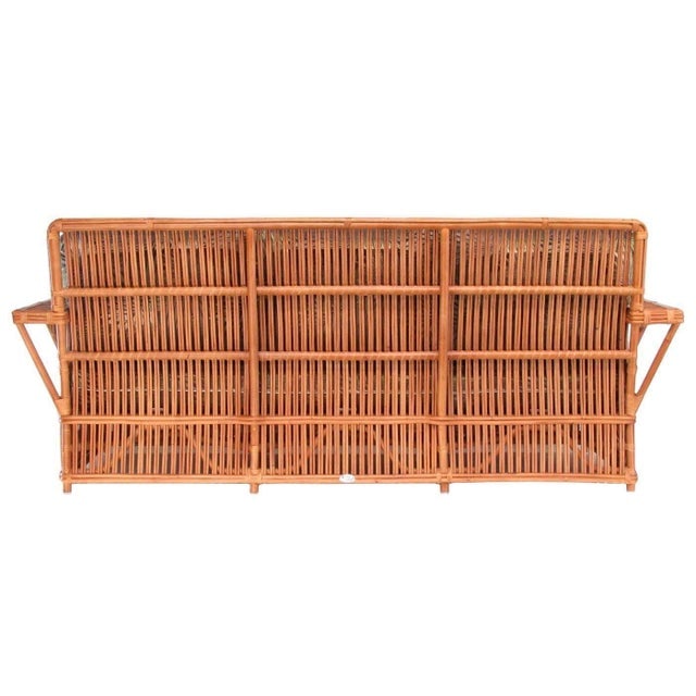 Presidents Stick Reed Rattan Nantucket 3 Seat Sofa - 6