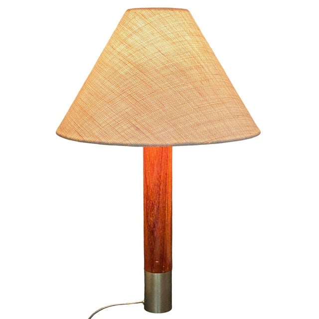Nickel B√°sica M2 Table Dimmer Lamp by Santiago Roqueta for Santa & Cole W/ Shade - 6