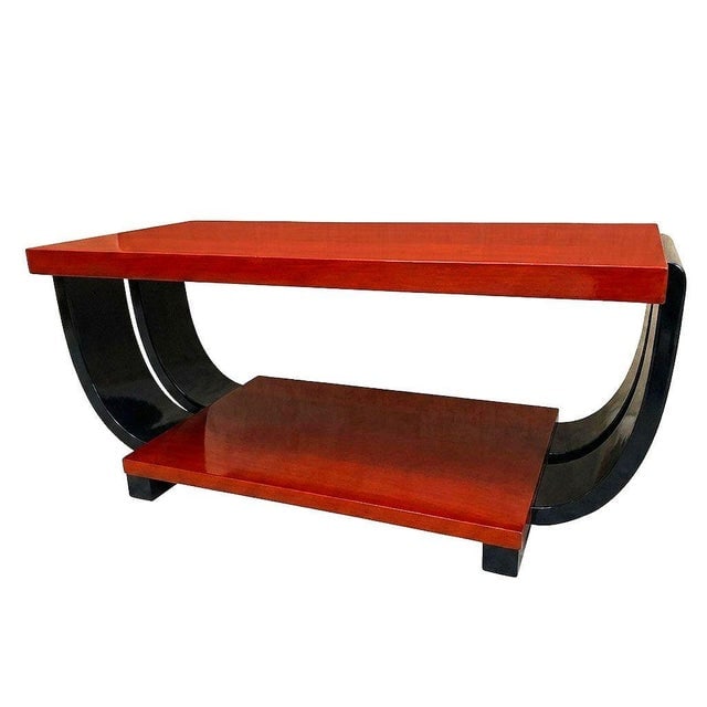 1930s Two-Tone Art Deco Side & Coffee Tables Pair Attributed to Gilbert Rohde for Brown Saltman - 3