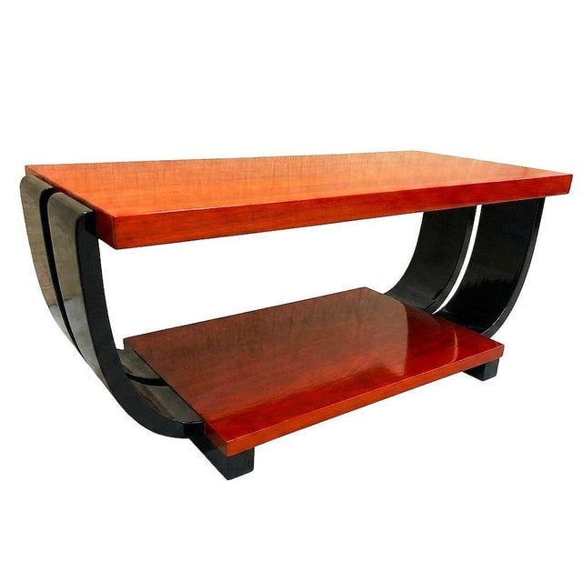 1930s Two-Tone Art Deco Side & Coffee Tables Pair Attributed to Gilbert Rohde for Brown Saltman - 6
