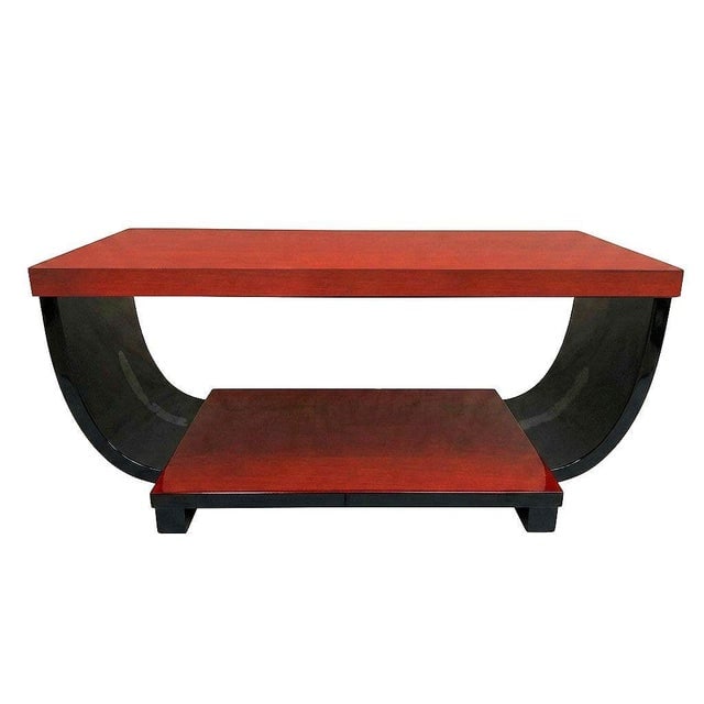 1930s Two-Tone Art Deco Side & Coffee Tables Pair Attributed to Gilbert Rohde for Brown Saltman - 7