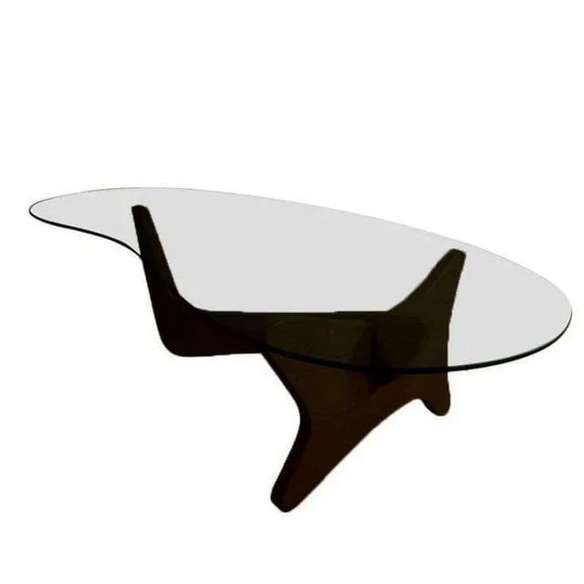 1950s Noguchi Style Biomorphic "Airplane" Coffee Table & Side Table Set of 2 - 2