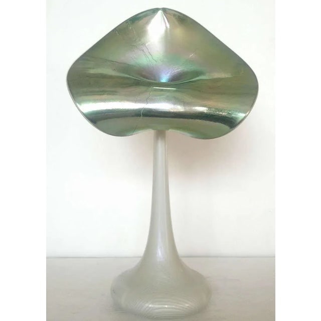 Late 20th Century Jack-In-The-Pulpit Glass Vase by Stuart Abelman - 2