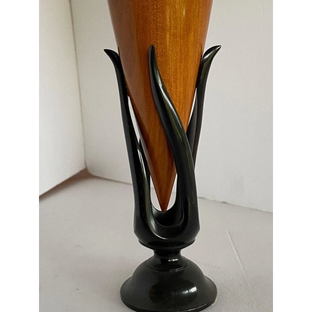 Ebony and Chakte Kok Wood Sculpture "Hollow Vessel" #14 by Don Comer Lacma - 3