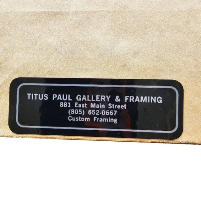 1980s Hawaiian Landscape Oil on Board by Daris Davis in Tropical Wood Frame - 8
