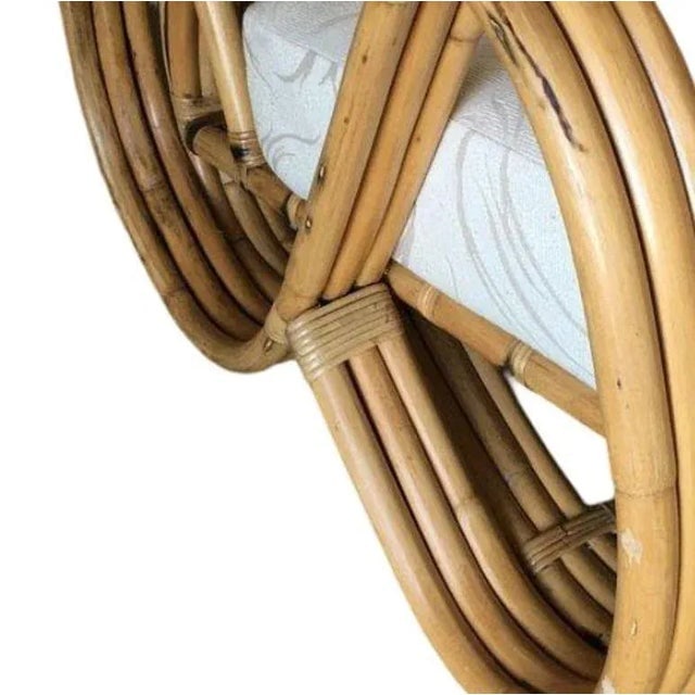 Restored 3 Strand 3/4 Round Pretzel 4 Seat Sectional Sofa - 7