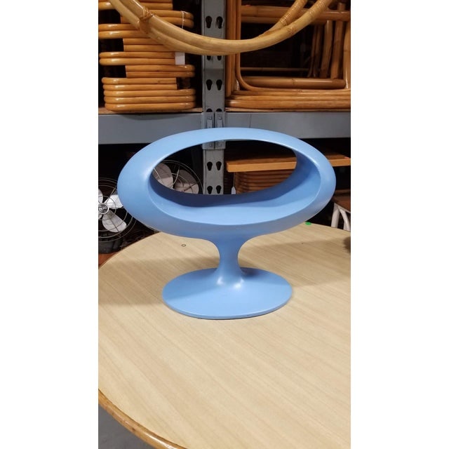 Y2k Space Age Mod Side Pedestal Table by William Emmerson - 2