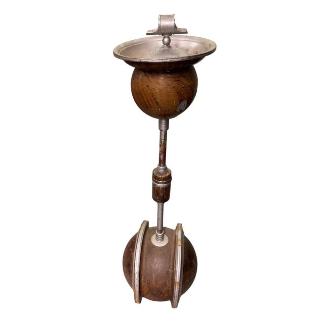 1920s Art Deco Self Leveling "Rollodor" Rolling Ashtray Stand by Belmet Products - 7