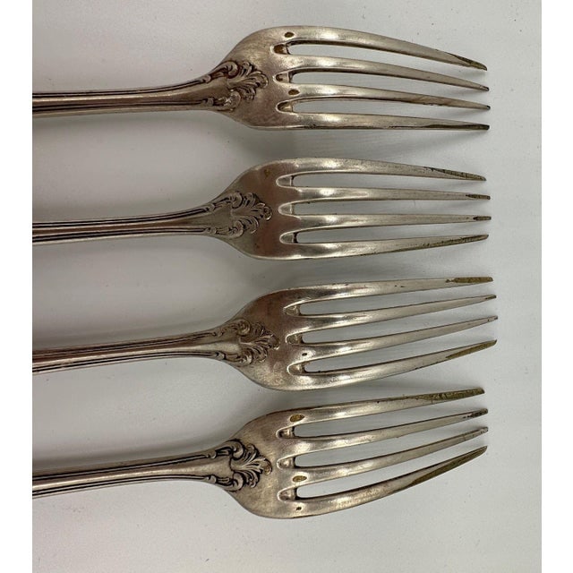 19th Century French l'Alf√©nide Christofle/Charles Halphen Silver-Plate Flatware With - 8