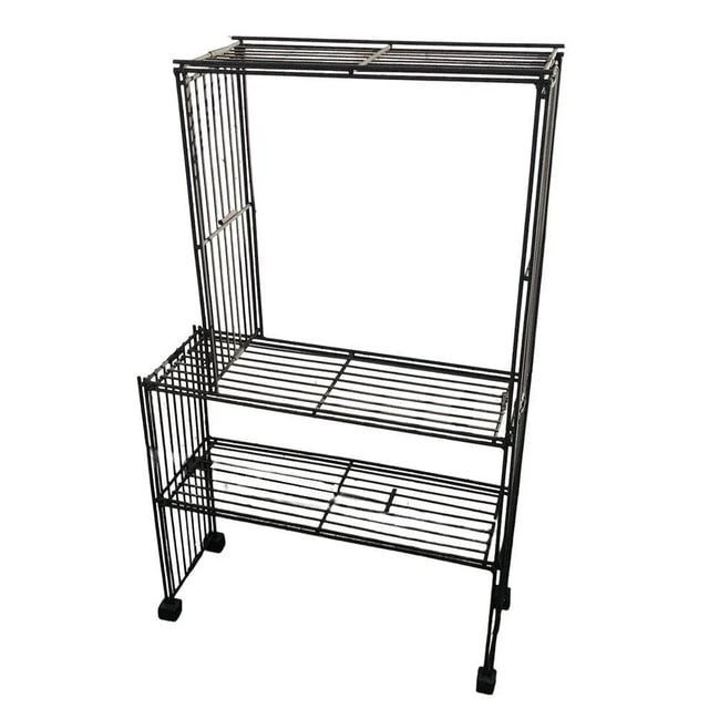 1950s Mid-Century 3-Tier Iron Wire Art Display Shelf Bookshelf Etagere - 4