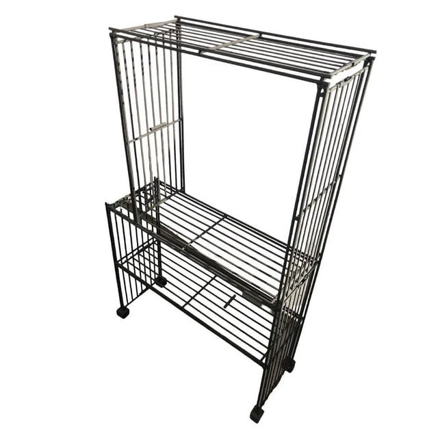 1950s Mid-Century 3-Tier Iron Wire Art Display Shelf Bookshelf Etagere - 5