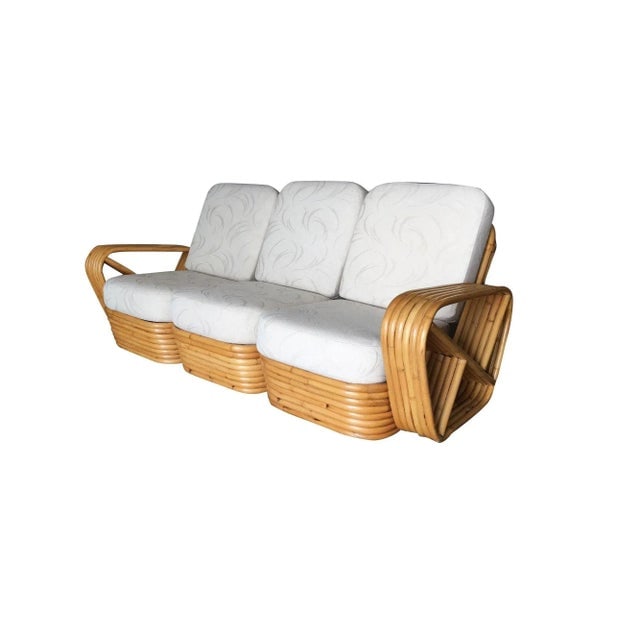 Restored 1930s Paul Frankl Style Six-Strand Square Pretzel Sectional Sofa - 2