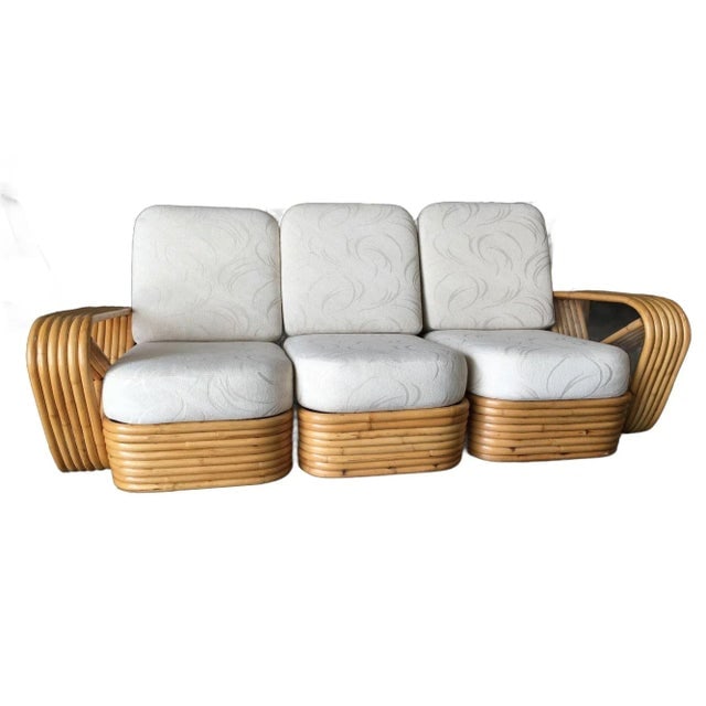Restored 1930s Paul Frankl Style Six-Strand Square Pretzel Sectional Sofa - 4