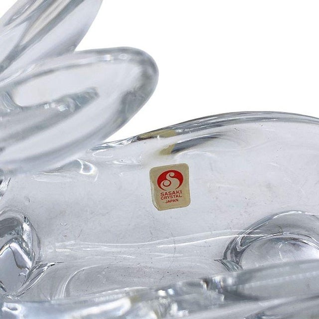 1970s Set of 11 Rare Modernist Glass & Lucite Bunny Rabbit Figural Collection - 14